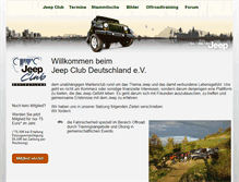 Tablet Screenshot of jeep-club.de